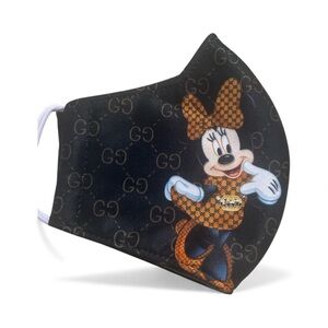 Adult  Minnie Mouse Black Face Mask
